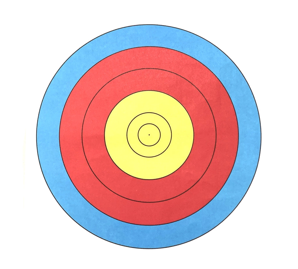 50 X PAPER FACE TARGET 20CM FOR COMPOUND & RECURVE BOW ARCHERY indoor ...