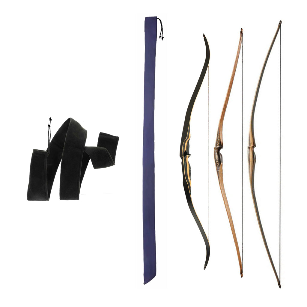 ARCHQUICK Traditional Longbow Fleece Sleeve Soft Case One Piece Bow Hybrid Bow
