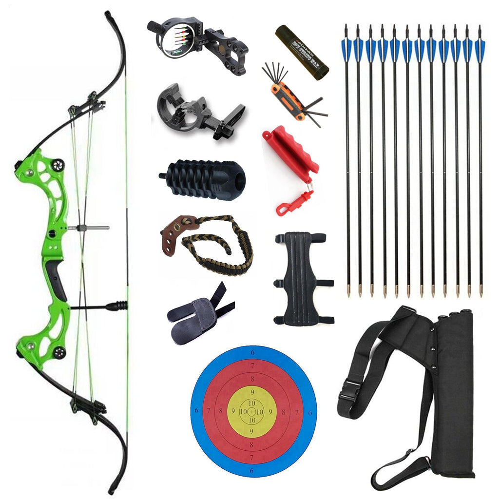 Junxing Archery Compound Recurve Bow 40-55lbs RTS Kit with arrows Right Hand