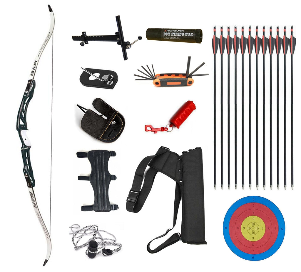 Junxing 68" Archery Recurve Bow RH 25" ILF Riser Takedown Target bow