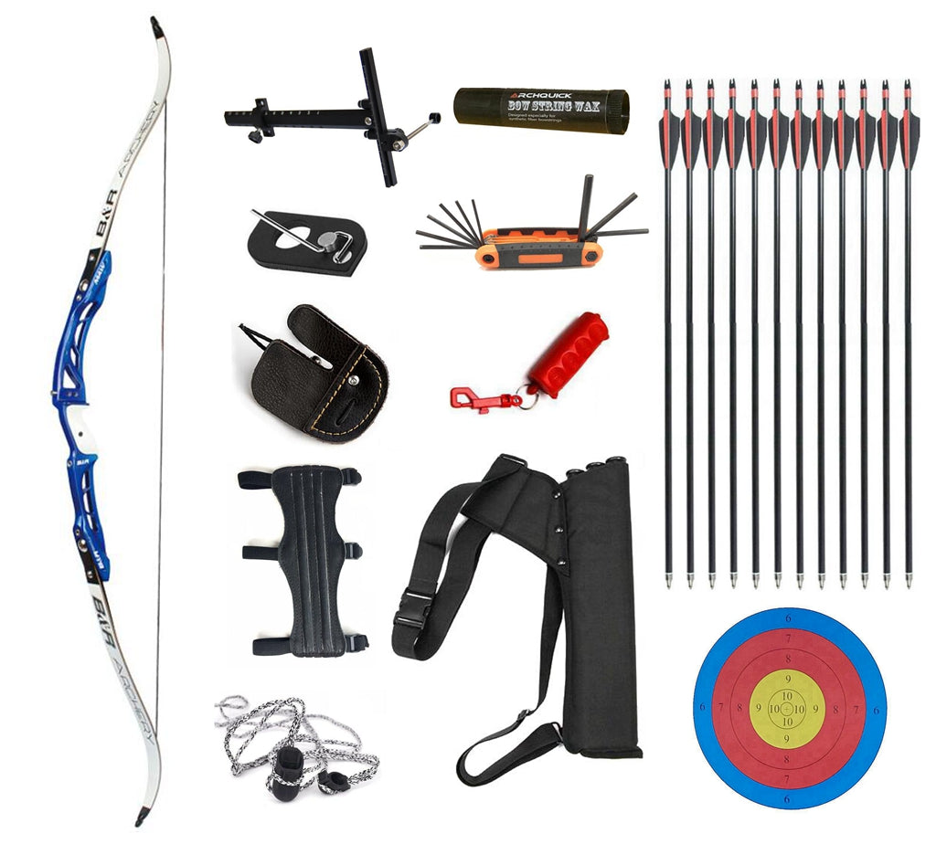 Junxing 68" Archery Recurve Bow RH 25" ILF Riser Takedown Target bow
