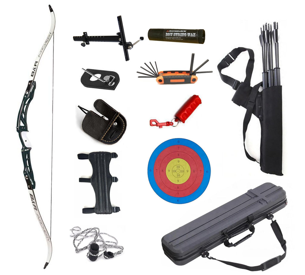 Junxing 68" Archery Recurve Bow RH 25" ILF Riser Takedown Target bow