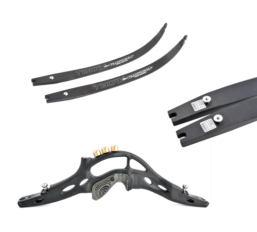 Junxing Archery B1 62″ ILF Recurve Bow for Hunting Target USA Limbs BCY String