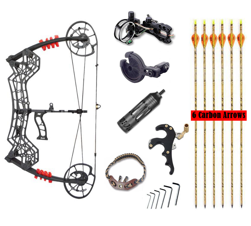 JUNXING M109F Rkoening Compound Bow Hunting Target 30-60lb CNC Machined Alloy