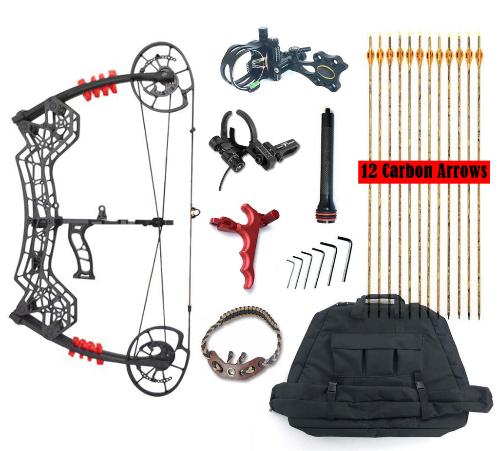 JUNXING M109F Rkoening Compound Bow Hunting Target 30-60lb CNC Machined Alloy