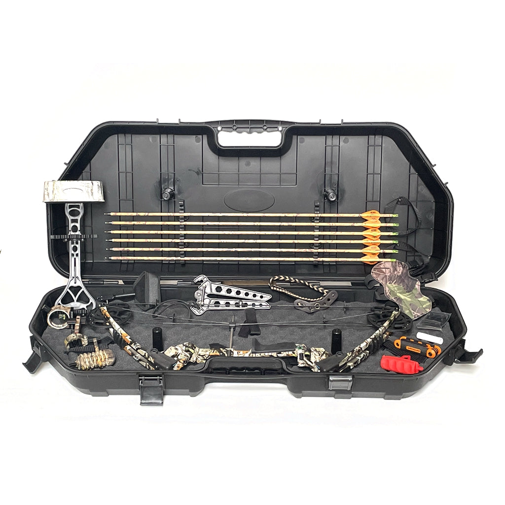 Junxing M120 20-70LBS Compound Bow Archery Sports Hunting Targeting RH Hard Case
