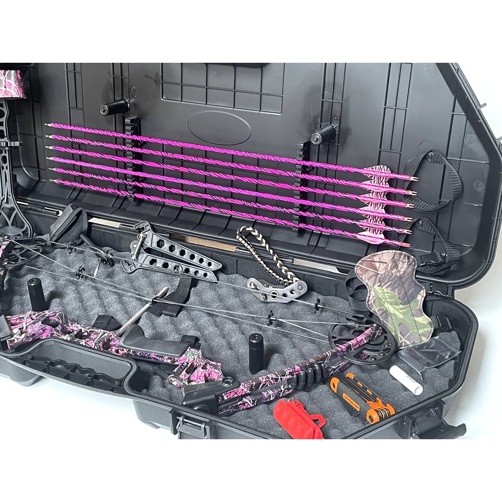 Junxing M120 20-70LBS Compound Bow Archery Sports Hunting Targeting RH Hard Case