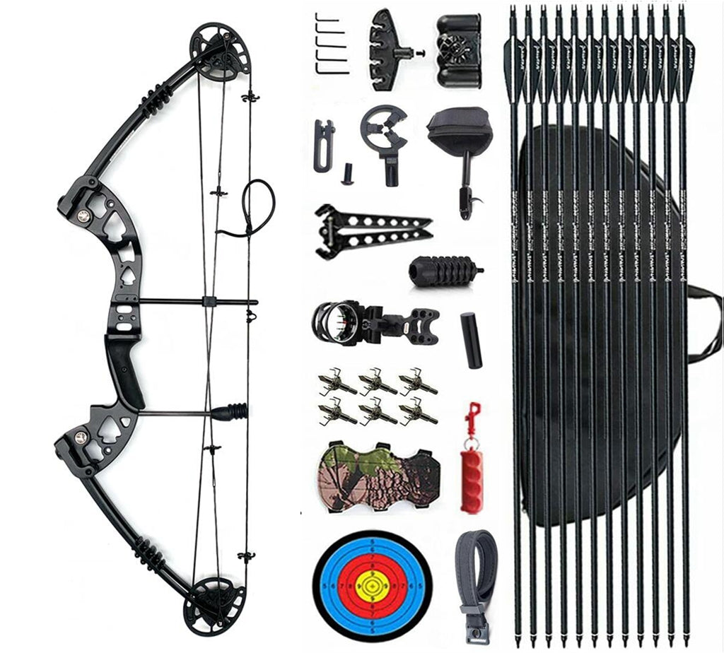 JunXing 20-55LBS Compound Bow Archery Sports Hunting Targeting RH
