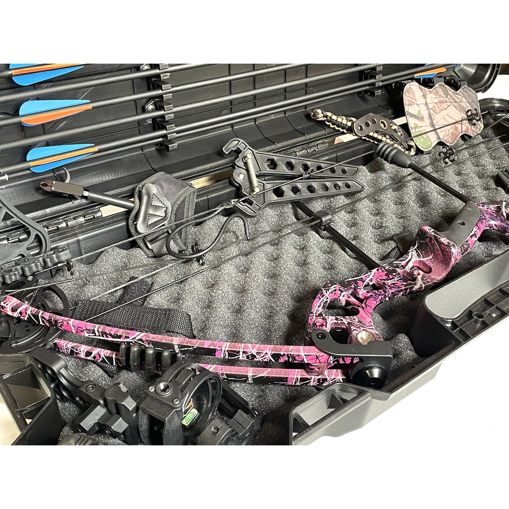 JUNXING 20-60LBS Compound Bow Archery Sports Hunting Targeting Hard Case set