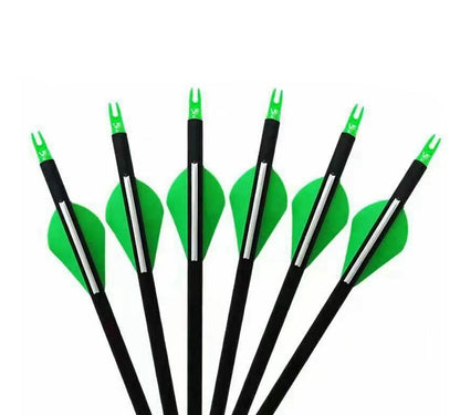 ARCHQUICK ARCHERY 12/24pcs Carbon Arrows 30" for Compound/Recurve Bow Hunting