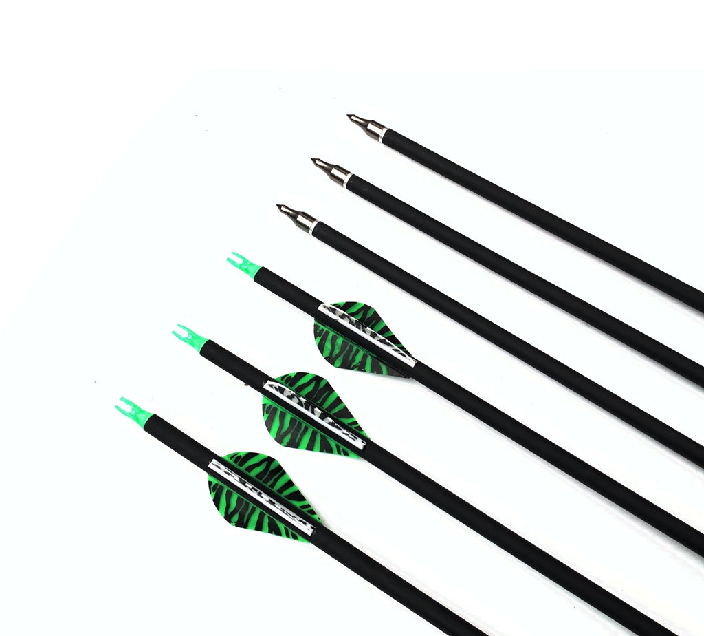 12X Archery Carbon Arrows Targeting Arrows With Replacement Screw-In - Foto 4