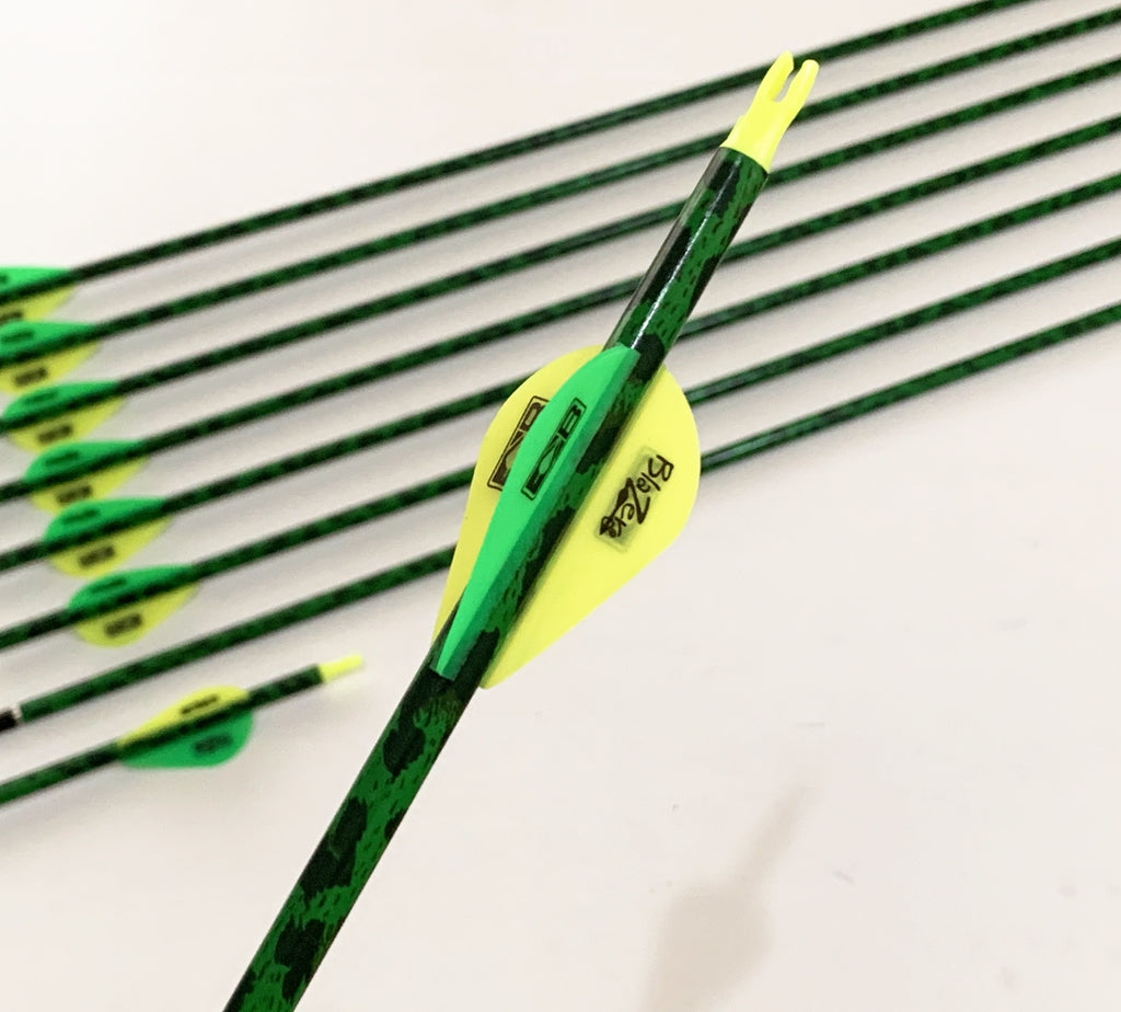 ARCHQUICK 12x31.5'' Camo Carbon Arrow Archery Recurve Compound Bow Hunting sp500