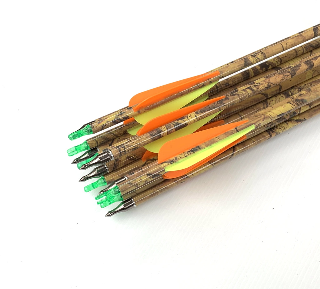 ARCHQUICK 6x 31.5'' Camo Carbon Arrow Archery Recurve Compound Bow Hunting SP500