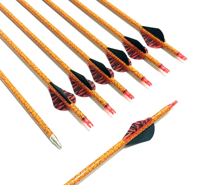 ARCHQUICK 12x 31'' Camo RED Carbon Arrows Archery Recurve Compound Bow Hunting