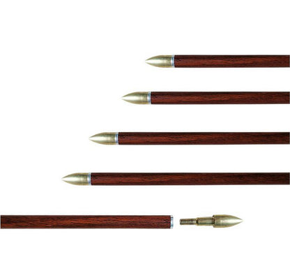 MS archery Wood Carbon Arrows 32 Inches Spine 350 Recurve Bow Hunting