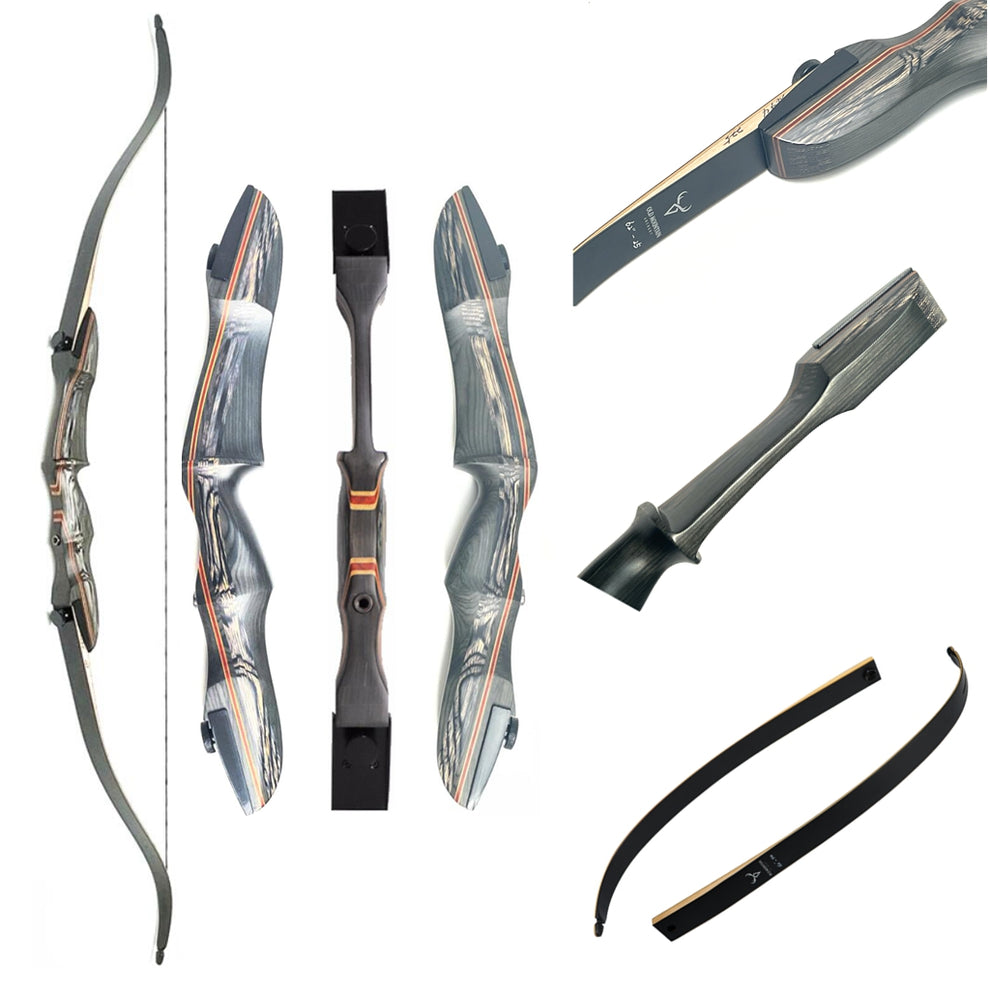 Old Mountain Archery Ensemble Takedown Recurve Bow Ambidextrous 25-60l ...