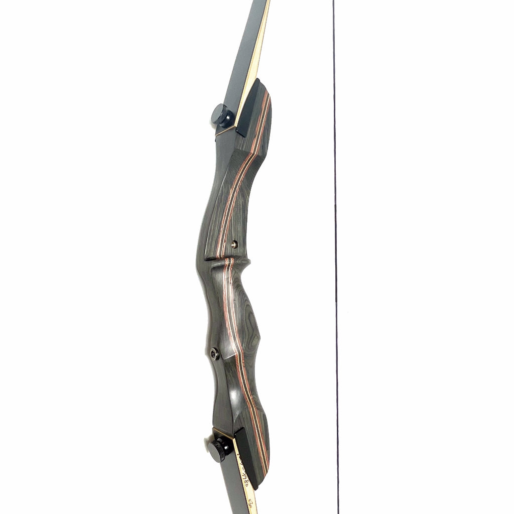 Longbow Démontable 60/62/64 Pouces, Branches 20-50lbs, Bois, Chasse à L'arc Traditionnel