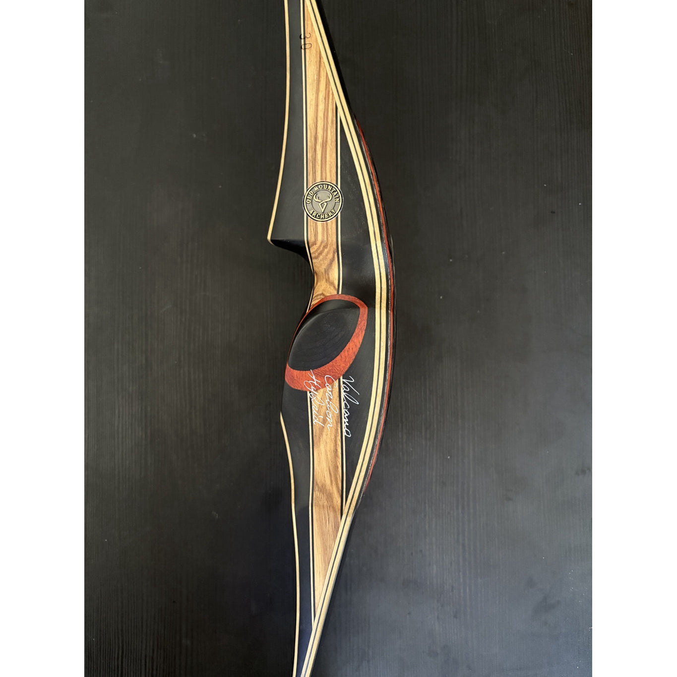 Old Mountain Archery OMA VOLCANO Hybrid Bow Carbon Traditional Long bow 64" RH