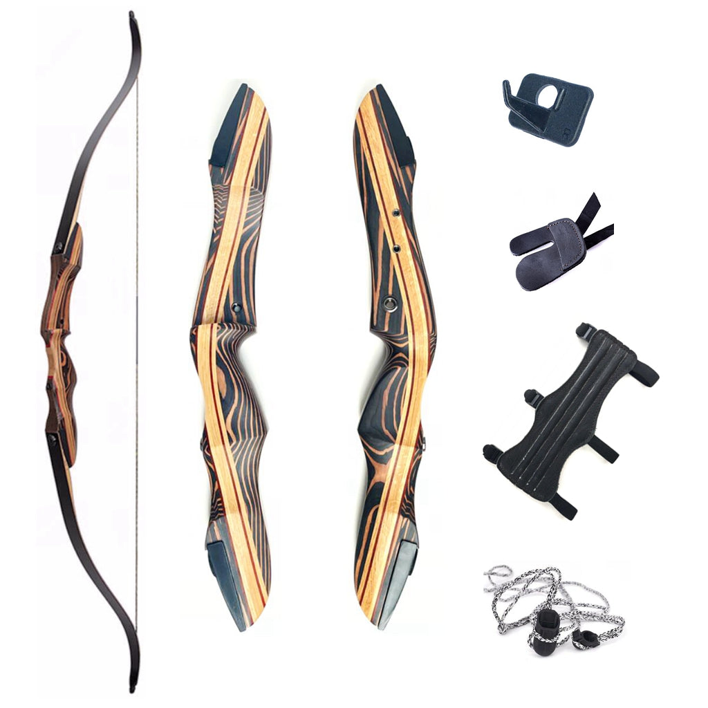 Old Mountain Archery Neos 62" Takedown Recurve Bow for Hunting Target  25-60lb