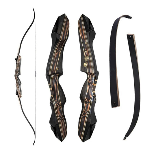 Old Mountain Archery Tachyon T/D Recurve Bow 62inch 20-60lb R/L Hunting & Target
