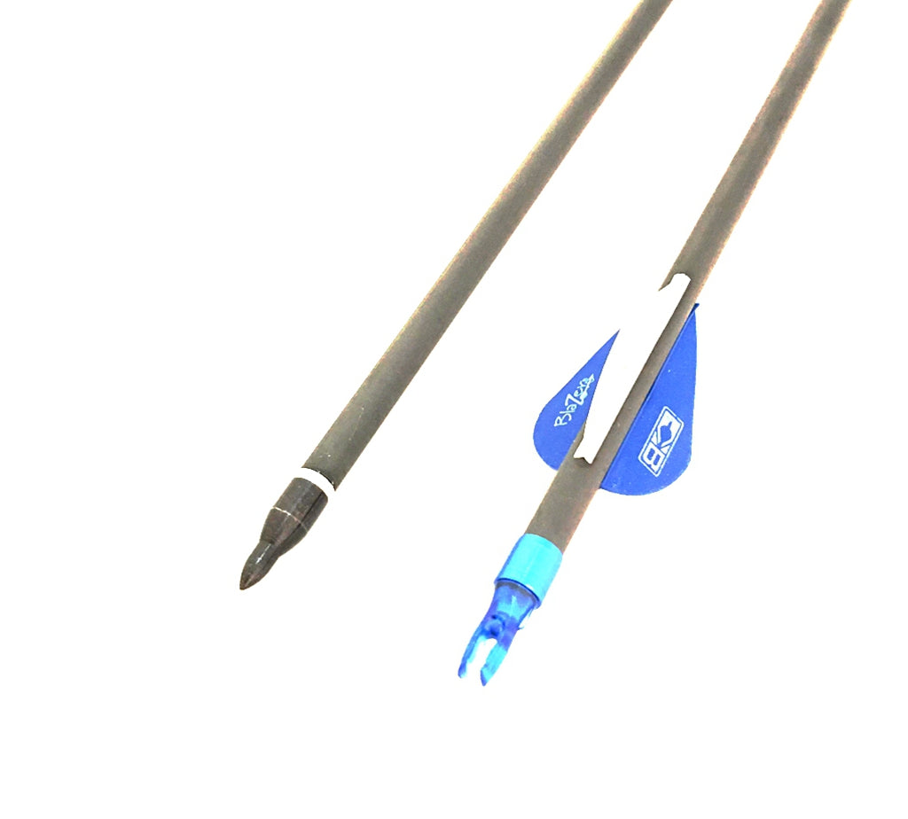12 x 32.5" PURE CARBON ARROWS 2" BLAZER COMPOUND RECURVE BOW HUNTING TARGET