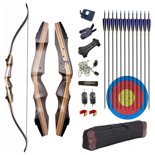 Samick Sage Takedown Recurve Bow 62inch 20-60lb RH or LH Hunting and Target