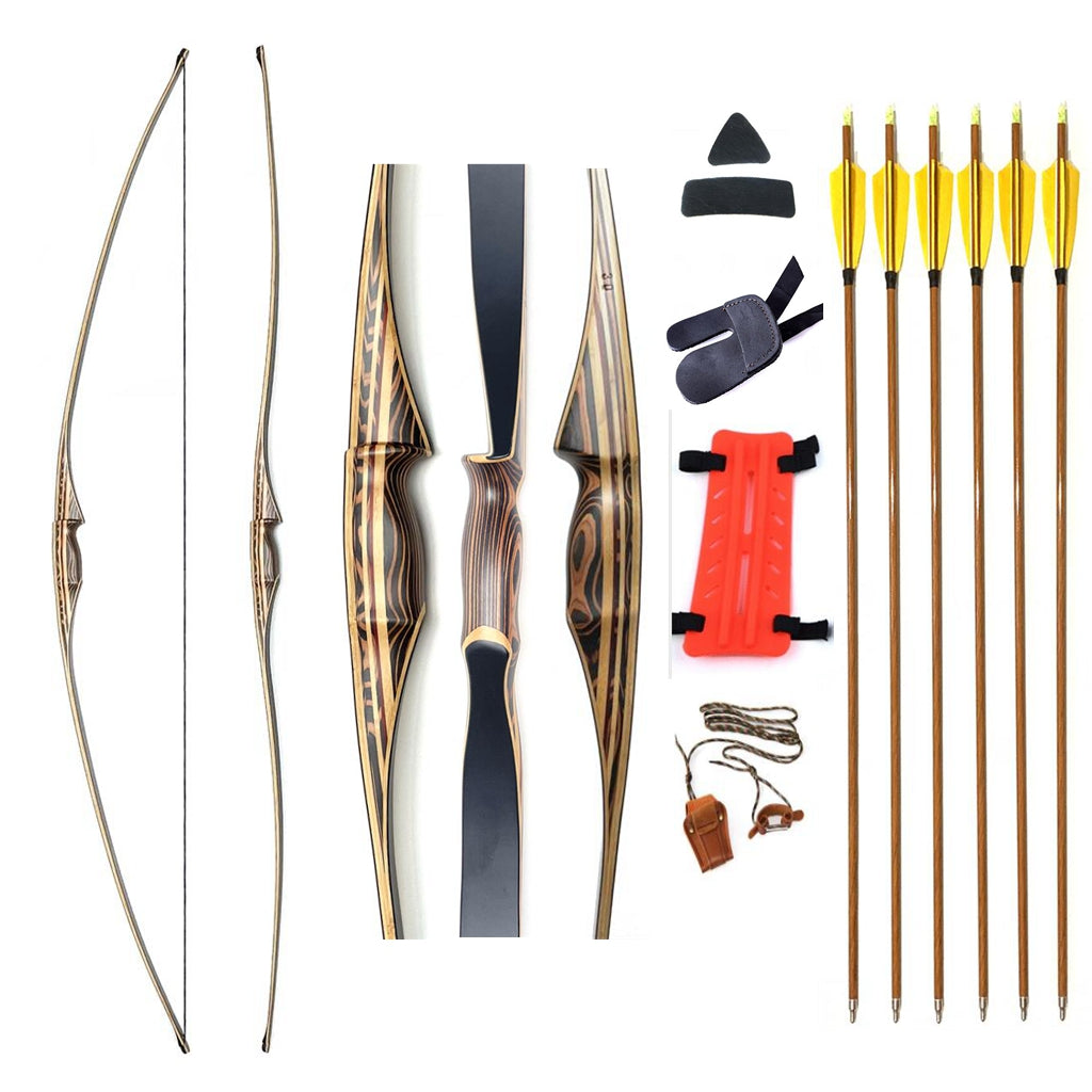 YKT Archery GT Scorpion Traditional Hunting Long Bow 68" longbow 30-60lbs arrow