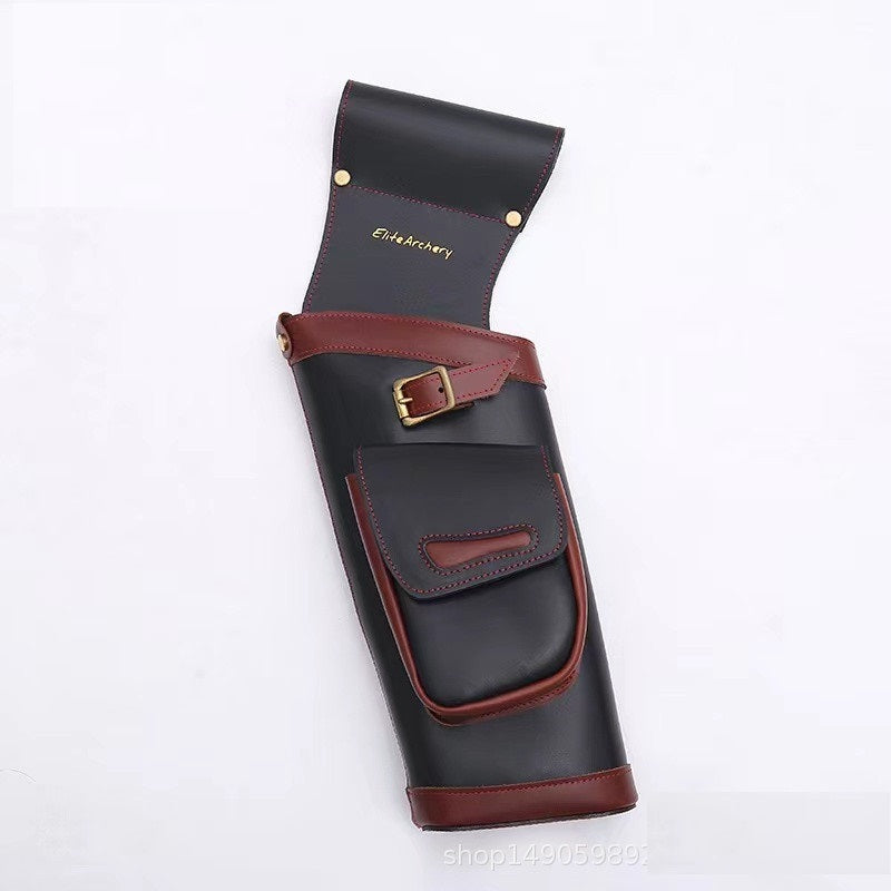 ARCHQUICK Archery Field Quiver Cow Leather Quiver Hunting Target