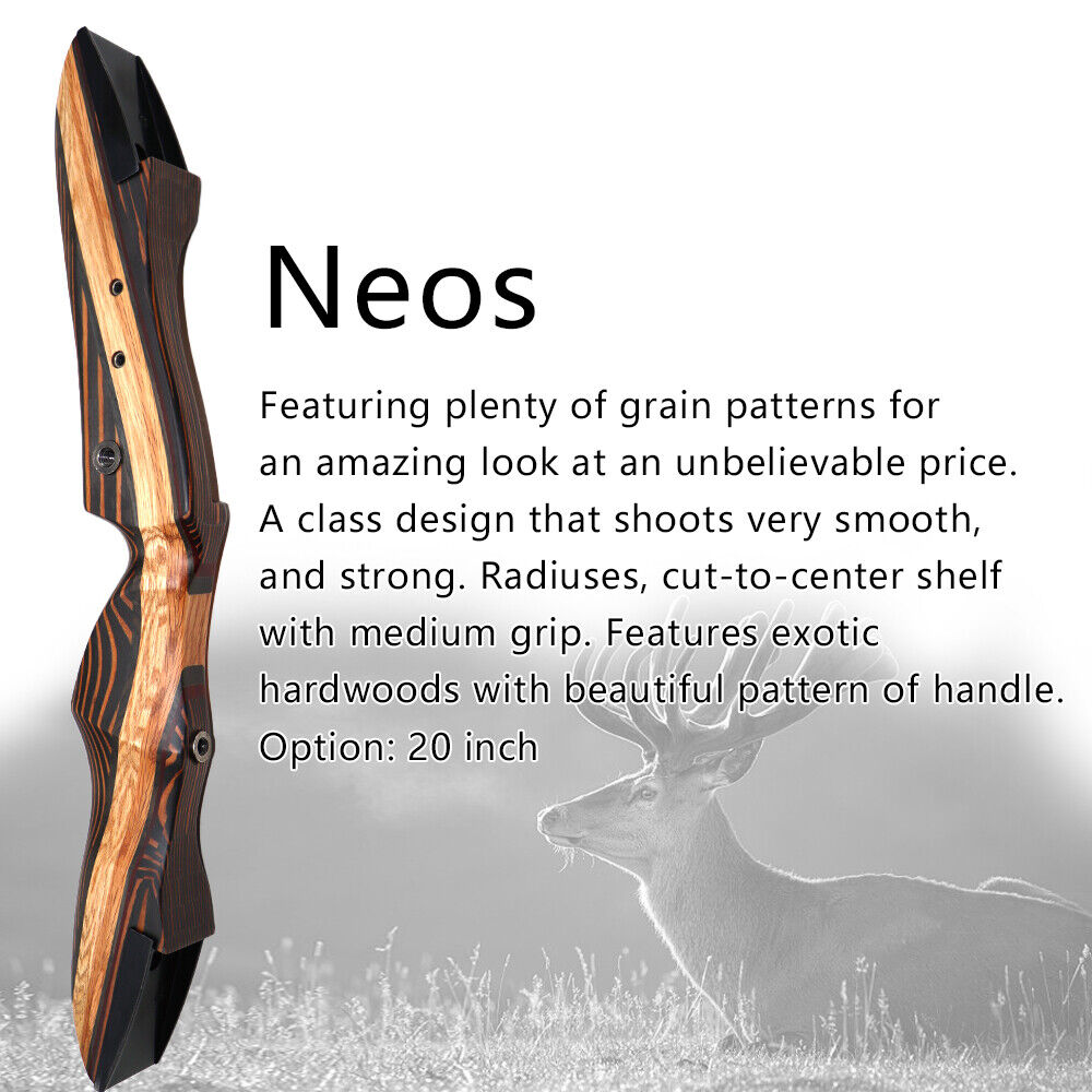 Old Mountain Archery Neos 62" Takedown Recurve Bow for Hunting Target  25-60lb