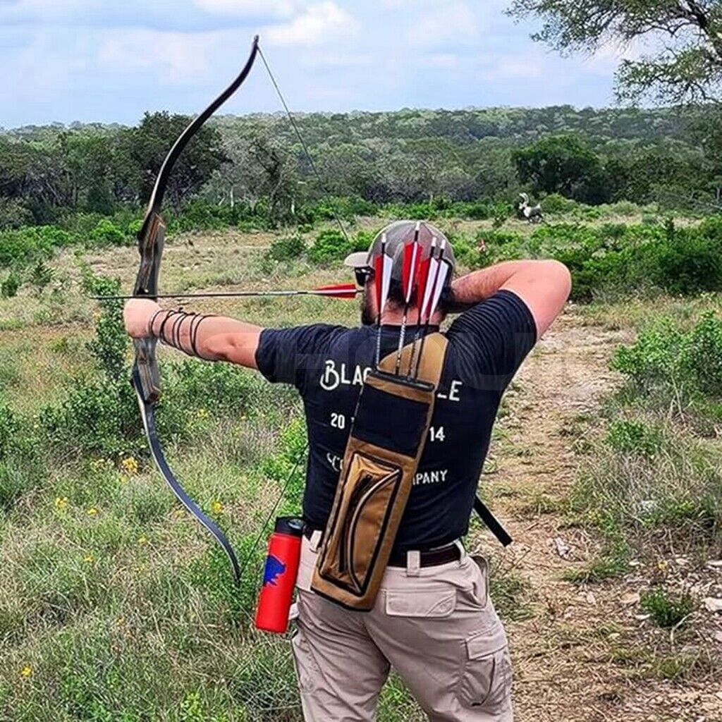 Tachyon Archery Takedown Recurve Bow 62inch 25-60lb RH Hunting and Target