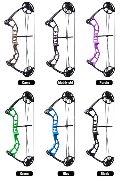 TOPOINT M2 Youth Compound Bow 10-40lb Adjustable 17-27" Draw For Target Archery