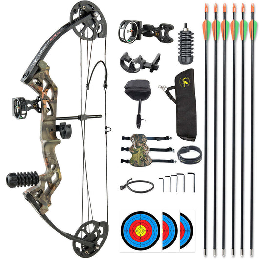 Topoint M3 Youth Compound bow 10-30lbs RTS Package 7 Colour R/L Hand