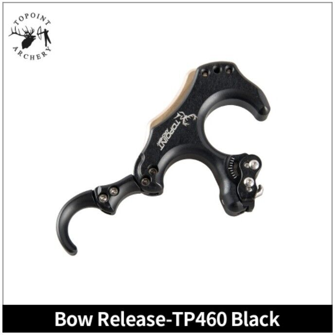 Topoint Compound Bow Release Aids Back Tension 3 4 Finger Thumb Trigger Caliper