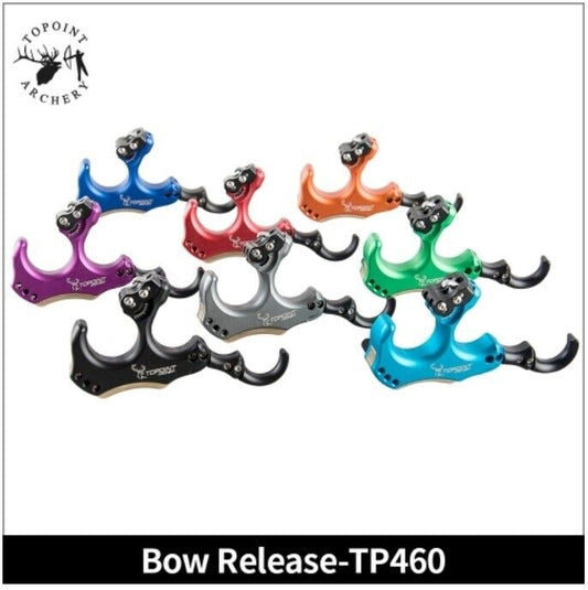 Topoint Compound Bow Release Aids Back Tension 3 4 Finger Thumb Trigger Caliper