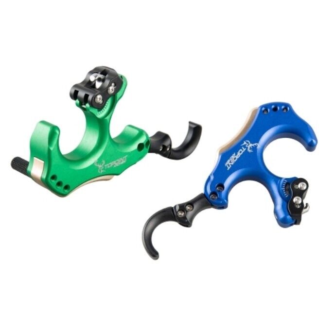 Topoint Compound Bow Release Aids Back Tension 3 4 Finger Thumb Trigger Caliper