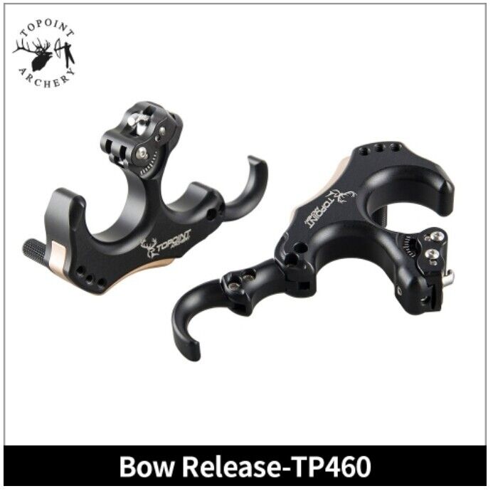 Topoint Compound Bow Release Aids Back Tension 3 4 Finger Thumb Trigger Caliper