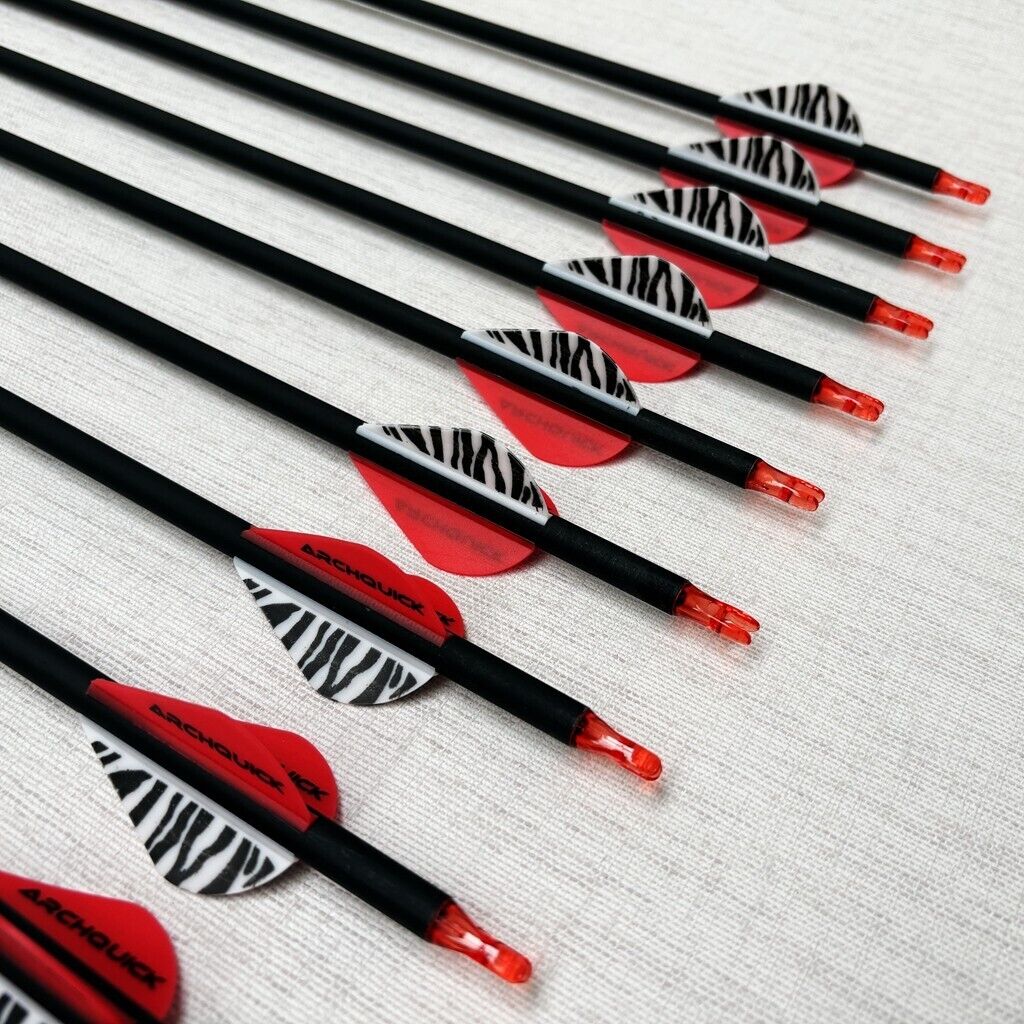 ARCHQUICK Carbon Arrows 31.5"  Recurve Compound Bow Hunting SP500