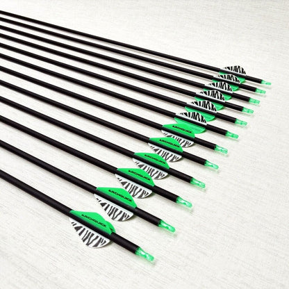 ARCHQUICK Carbon Arrows 31.5"  Recurve Compound Bow Hunting SP500