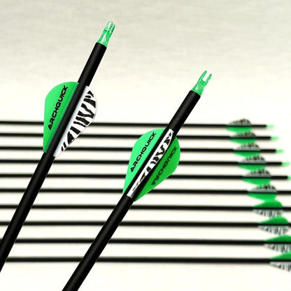 ARCHQUICK Carbon Arrows 31.5"  Recurve Compound Bow Hunting SP500