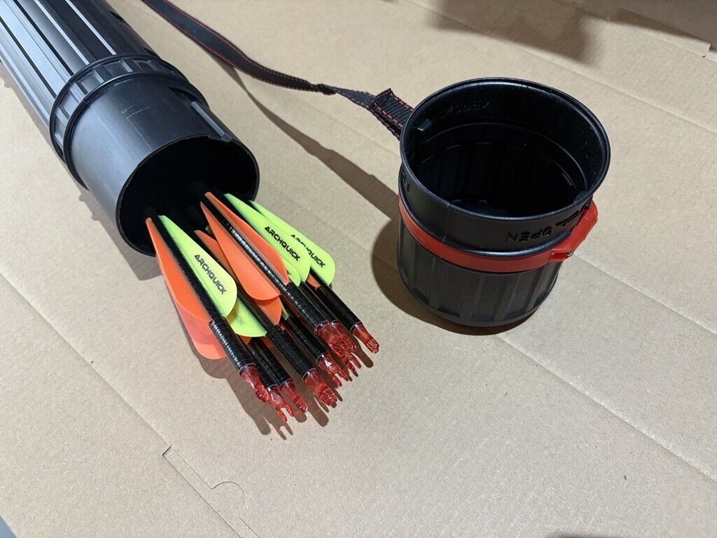 10/20x ARCHQUICK 31.5" Fiberglass Hunting Practice Arrows with Removable Tips