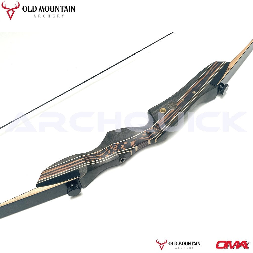 Old Mountain Archery Tachyon T/D Recurve Bow 62inch 20-60lb R/L Hunting & Target