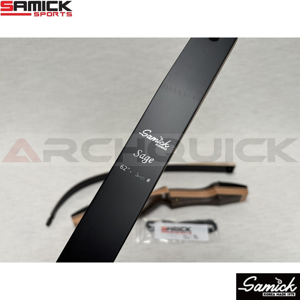 Samick Sage Bow Limbs Only Takedown Recurve 20-60Lbs
