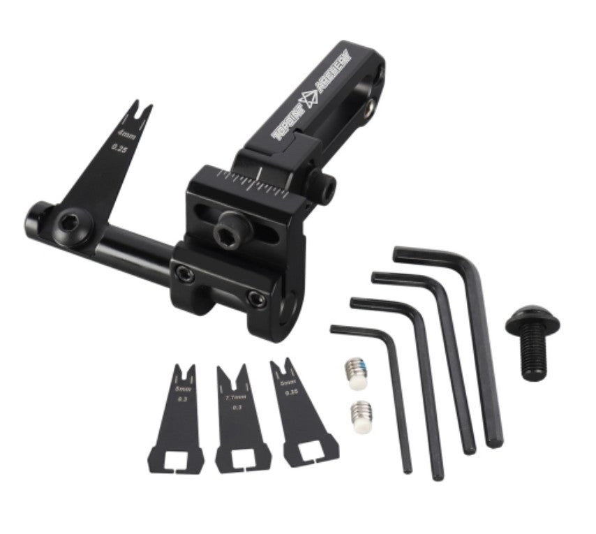 Topoint Compound Bow Arrow Rest for Target CNC Alu Adjustable Metal Clips R/H
