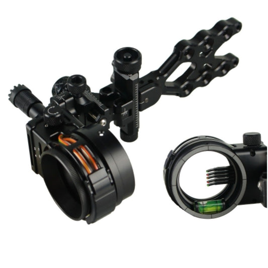 Topoint 5 Pin Compound Bow Sight Micro Adjustable Bow Sight TX1550