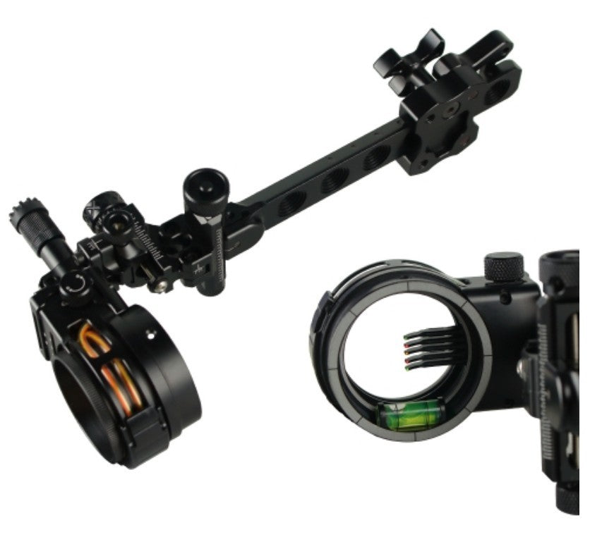 Topoint 5 Pin Compound Bow Sight Micro Adjustable Bow Sight TX1650