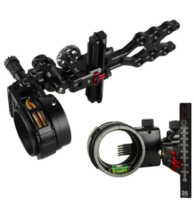 Topoint 5-Pin Compound Bow Sight Micro Adjustable Bow Sight TX2550