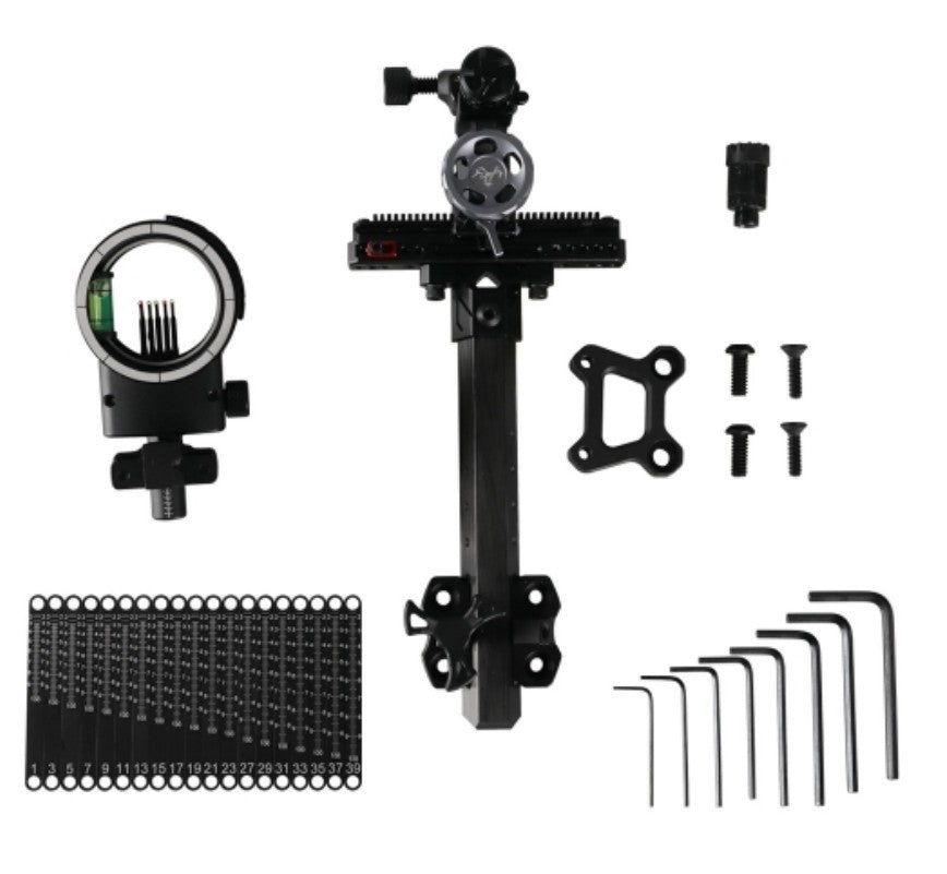 Topoint 5-Pin Compound Bow Sight Micro Adjustable Bow Sight TX2650