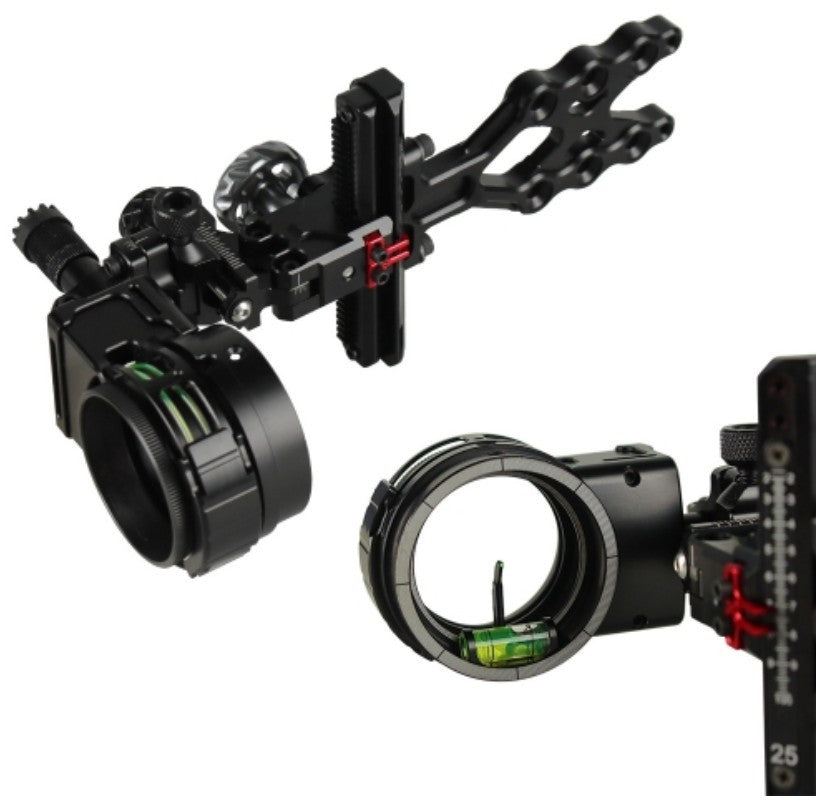 Topoint 1-Pin Compound Bow Sight Micro Adjustable Bow Sight TX3510