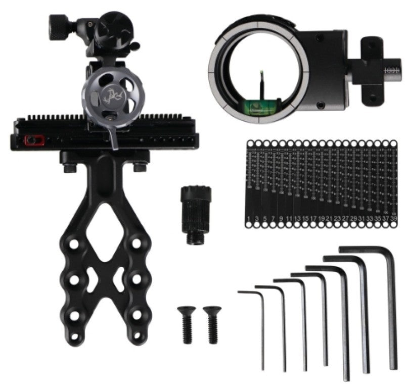 Topoint 1-Pin Compound Bow Sight Micro Adjustable Bow Sight TX3510