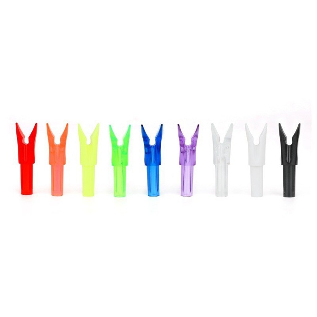 AAP Archery Arrow Push in fit NOCK ID 6.2mm / 0.246 - 12PK Quick Shoot Hunting